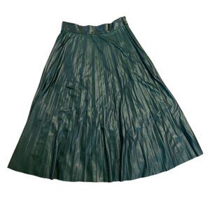 ZARA faux leather pleated skirt size XS